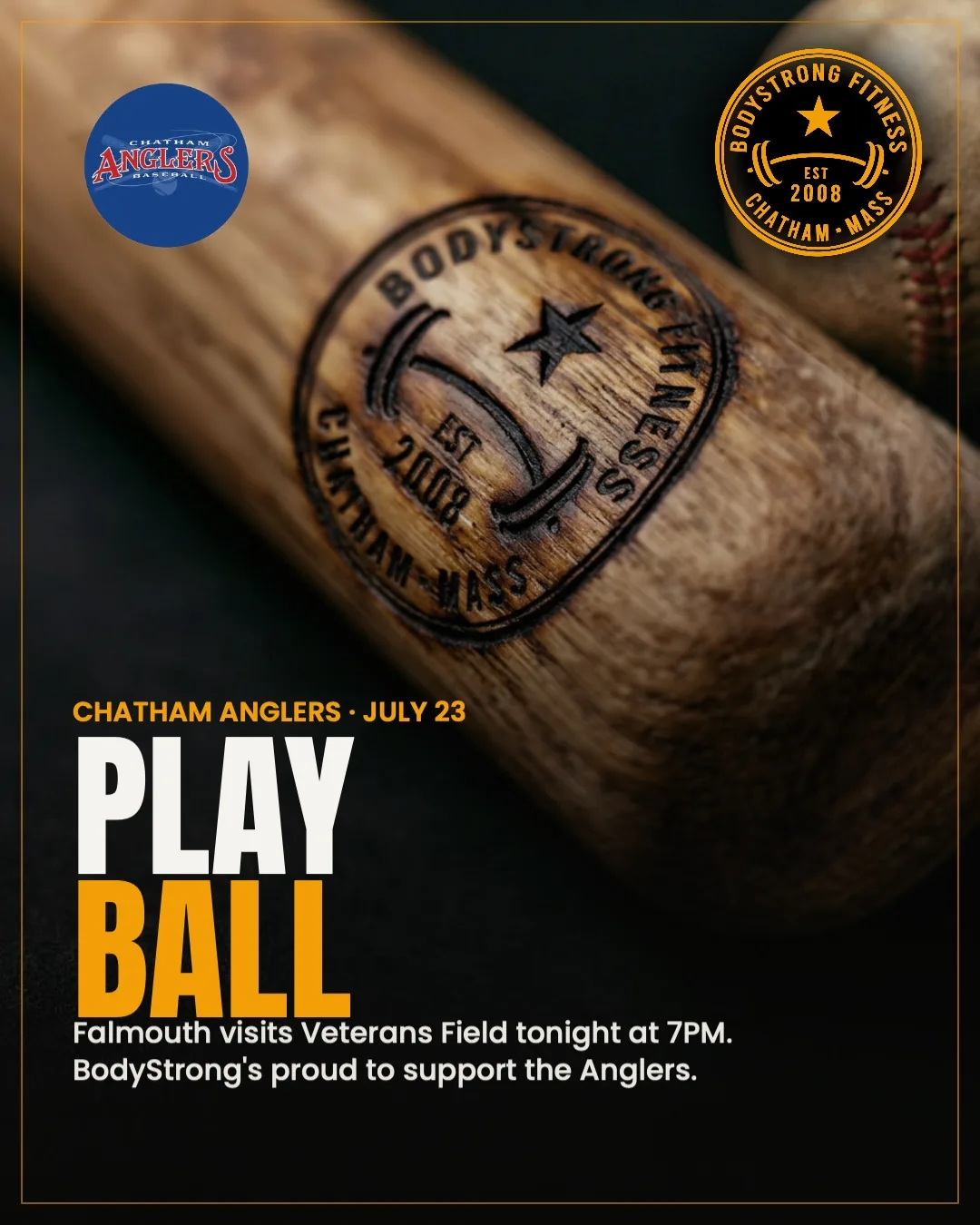 BodyStrong post: Play Ball — Anglers game day